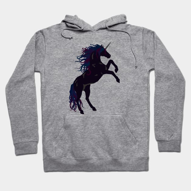 Gothic Unicorn Hoodie by PeregrinusCreative